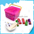 Fruit Flavor bubble gum with tattoo jar packing 