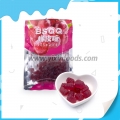Halal grape flavor gummy candy bag packing 