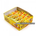 Halal banana flavor bubble gum with tattoo 