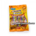 Halal 8pcs burger gummy candy bag packing 