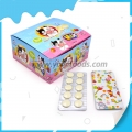 Milk tablet candy in box packaging milk candy 
