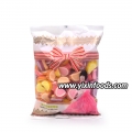Halal fruit shape jelly candy bag packing gummy candy 