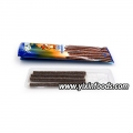 Chocolate sour candy long stick chocolate flavor sour stick candy 