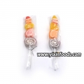 Halal fruit shape lollipop gummy candy bag packing 