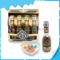 Fruit  flavor colorful soft candy in bottle packing 