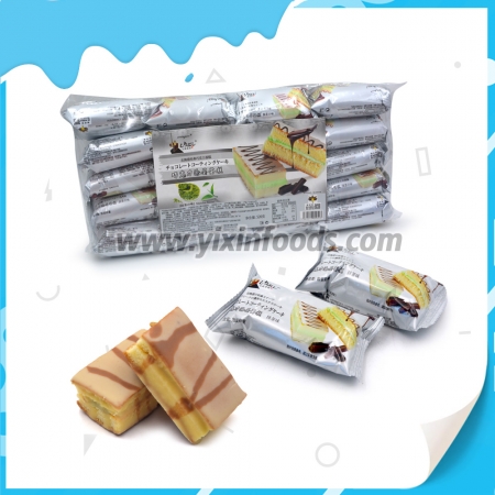 Coated cake