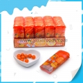 Halal Orange Flavored Bubble Gum In Bottle 