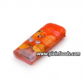 Halal Orange Flavored Bubble Gum In Bottle 