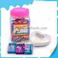 bubble gum in jar with tattoo paper 