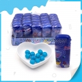 Halal blueberry Flavored Bubble Gum In Bottle 