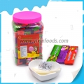 7cm fruity bubble gum with tattoo in jar 