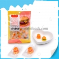 Individual packing fruity flavor mini burger gummy candy 