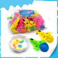 Plastic airplane toy candy with balloon 