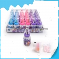 Fruit nipple hard candy with sour powder and tattoo 