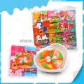 Pizza shape fruit flavor 12g colorful gummy candy 