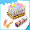 Fruit toothbrush compress candy with toothpaste jam 