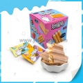 White peach flavor wafer biscuit 