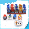 Three flavor soft drink mini bubble gum 