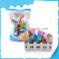 halal ice cream shaped chocolate jam with biscuit 