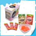 Strawberry and pineapple drinks sweet jelly candy 