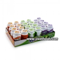 Three Fruits Flavors Chewing Gum In Bottle Packing 