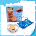 milk flavor jam filling biscuit with popping candy 