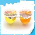 Halal Fruity Flavor Pudding In Goblet Jelly Cup 