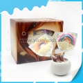 Halal Colorful Rainbow Shaped Chocolate Lollipop For Kids 