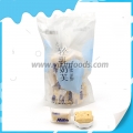 Delicious crispy light milk puff cookies snacks 