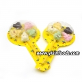 animal shape chocolate fan toy lollipop 