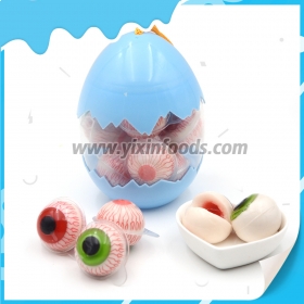 Gummy candy-eye gummy candy with filled in egg jar-YX-GC00306