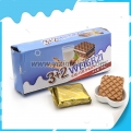 3+2 milk and chocolate wafer biscuit 