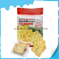 328g bag packing sea salt low sugar seaweed flavor soda biscuit 