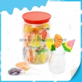 Mix fruits shape lollipop in jar 