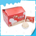 halal strawberry flavor chocolate coated cake 
