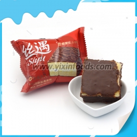 Coated cake