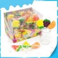Mix fruits shape lollipop in box 
