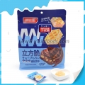 Delicious crispy chocolate wafers cube biscuits 