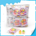 Fruity 4pcs Cake Shaped Gummy Candy Gel Soft Candy 