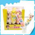 soft sweet fruity cute cartoon shape marshmallow lollipop candy 