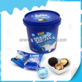 Chocolate-chocolate ball filled 